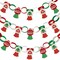 Big Dot of Happiness Ugly Sweater - 90 Chain Links and 30 Paper Tassels Decoration Kit - Holiday and Christmas Party Paper Chains Garland - 21 feet